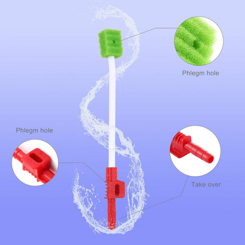 Disposable Suction Tube Oral Swabs for Patients Sputum Cleaning (20 Pcs)...