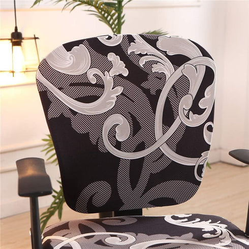 Melaluxe Computer Office Chair Covers - Protective & Stretchable Universal Chair Cover Stretch Rotating Chair Slipcover...