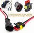 10 Kits 16 AWG 2 Pin Connector Waterproof Wire Connectors 2 Pin Automotive Electrical Connectors Quick Disconnect 2 Wire Connectors with 16 Gauge ...