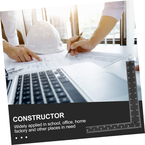 Measure Angles 2pcs Square Carpenter Tools Angle Measuring Rulers DIY Sewing Supplies Carpenters Ruler Rulers L-Shape Drawing Rulers L-Shaped Squa...