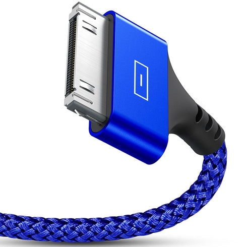 AviBrex USB to 30 Pin Charging Cable 6.6ft 2-Pack, USB Fast Charging & Sync Data Cable Nylon Braided Cord Compatible iPhone 4/4s/3G/3GS, iPad 1 2 ...