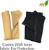 Footless 15-20 mmHg Zipper Compression Leg Calf Shin Sleeve 2 Pairs (Beige Combo, 4X-Large)...