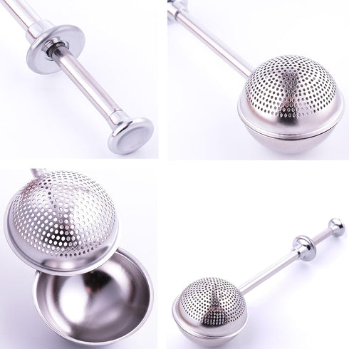 Sugar Shaker, Flour Sifter, Flour Duster for Baking, 304 Stainless Steel Powdered Sugar Spring Duster for Baking, Sifting Sugar, Flour, Spices and...