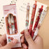 4 Pcs Gel Ink Pens Flower Retractable Pens 0.5mm Black Ink Gel Pens Women Girls Cute Aesthetic Pens Office School Pens (Flower-2)...