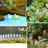 50 PCS Fairy Miniature Ornament DIY Kit and 4 PCS Artificial Succulent Plants for Garden Dollhouse Decoration...
