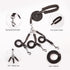 3 Dog Leash, Nylon Heavy Dog Leash with Padded Handle, 6ft 360° Swivel No Tangle Rope Removable Pet Traction Rope, Lead for Medium Large Dogs Walk...