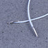 SEWACC 50pcs Elastic Barbed Cord Loop Stretch Round Strings with Dual Metal Barbs Barbed Fasteners for Mask Making Binding (White)...