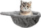 Large Cat Tree Hammock, Bed Attachments - A Cozy, Deep Basket Replacement Parts Accessory, Add-Ons Accessories in Queen Size Design for Cat Tower ...