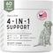 Chew + Heal All in 1 Dog Vitamin - 60 Soft Chew Treats - Chewable Multivitamin with Probiotics, Digestive Enzymes, for Skin and Coat, Hip and Join...