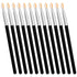 12 Pcs Long Eyeshadow Applicators Sponge Eyeshadow Brush Sets, Reusable Professional Makeup Brushes Set for Women, Eyeshadow Sponge Applicator Bru...