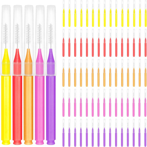 EasyHonor Braces Brush for Cleaner Interdental Brush Toothpick Dental Tooth Flossing Head Oral Dental Hygiene Flosser Toothpick Cleaners Tooth Cle...