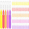 EasyHonor Braces Brush for Cleaner Interdental Brush Toothpick Dental Tooth Flossing Head Oral Dental Hygiene Flosser Toothpick Cleaners Tooth Cle...
