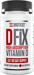 Biotest D Fix High Absorption Vitamin D3 5000 IU - 90 Day Supply - 90 Softgels...