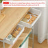 Poeland Under Desk Drawer Self-Stick Storage Organizer for Office Home School Large Size White...