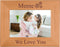 CustomGiftsNow Meme We Love You - Engraved Wood Picture Frame - Fits 4x6-inch photo...