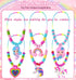 DIZRNOI Jewelry Making Kit for Girls Unicorn Mermaid Charm Necklace Making Supplies Beads Set Birthday Toy Gift DIY Arts and Crafts for Kids Age 3...