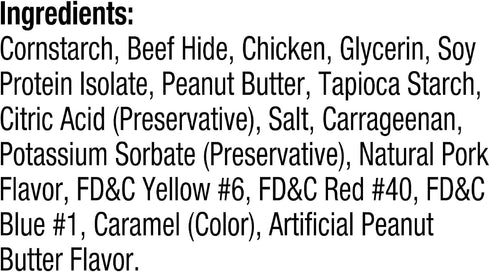 Good ’n’ Fun Triple Flavor Twists, 30 Count, Rawhide Chews for All Dogs...