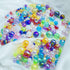 300 PCS 8mm Acrylic Round Beads Clear AB Colors Bubble Spacer Beads Loose Craft Beads for DIY Jewelry Making Bracelet Necklace Earring Ornament Wi...