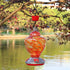 Ant Moat for Hummingbird Feeders, Hummingbird Feeders for Outdoors Hanging, Hummingbird Feeder Ant Guard 4 Hook with 4 Brushe, Red...