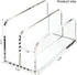 Acrylic File Holder, 2 Sections Mail Organizer Countertop, Desk Organizer Mail Holder Letter File Folder Sorter, Clear File Organizer for Desk, Do...