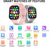 Smart Watch, 1.81" Upgraded Full Touchscreen Smart Watch for Android iPhones with Heart Rate Blood Pressure Monitor, Multiple Sports Fitness Track...