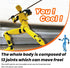 MIGESS(Assembly Completed 3D Printed and Multi-Jointed Action Figure,Multi-Jointed and 3D Printed Robot,Desktop Decorations for Action Figures for...
