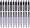 Ultra Fine Gel Pens,12 Pack Black Ink Gel Pens 0.38mm Line-Size,Smooth Writing Pens for Pens for Students, Teachers, Financial Officers, Doctors, ...