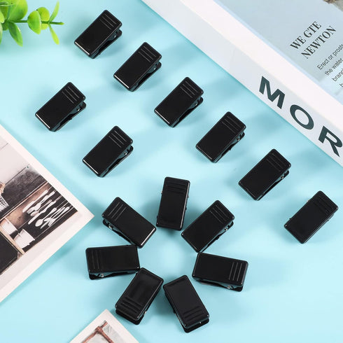 20 Pieces Self Adhesive Clips, Tapestry Hangers Clips Sticky Clips Wall Clips Light Clips Photo Clips Poster Clips Plastic Hanging Spring Clips fo...