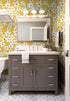 HAOKHOME 93391-1 Yellow Peel and Stick Wallpaper Floral Yellow/White/Blue Removable Wall Paper for Bedroom Bathroom Textured Stick on Contact Pape...