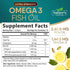 Triple Strength Omega 3 Fish Oil 2400 mg Supplement, Nature's Omega-3 Supplements, Brain & Heart Health Support - EPA & DHA, Fish Oil in Each Soft...