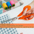 Scissors,8" Ultra Sharp Office Scissors All Purpose Ergonomic Design Comfort-Grip Handles Craft Scissors for Office Home Sewing Fabric School Stud...