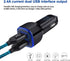 Dual USB Car Charger with Fast Charge Type C USB C Cable Compatible for Moto G Power,G Stylus,G Fast,G7 G8 G9 Play Power Plus,G7 Supra,G6 Plus,Sam...