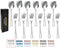 KITWARE 12 Pices Fork and Spoon Silverware Set Service 6, Stainless Steel Flatware Cutlery Set, Mirror Polished Kitchen Utensil for Home, Outdoor,...