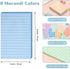 EOOUT Lined Sticky Notes, 4x6 Inches, 8 Pack, 40 Sheets/Pad, Pastel Ruled Self-Stick Pads, Morandi Color, Super Sticking Power Memo Pads, Strong A...