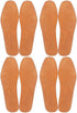 Absorbent Ultra Thin Pigskin Leather Insoles for Stinky Feet-Foot and Shoe Odor Inserts for Shoes-Cinnamon Inserts and Flats for Sweaty Feet and H...