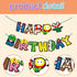Game Bro Birthday Banner Birthday Decorations,Game Characters Theme Super Cartoon Birthday Party Supplies Party Favors,Video Game Theme Birthdays ...
