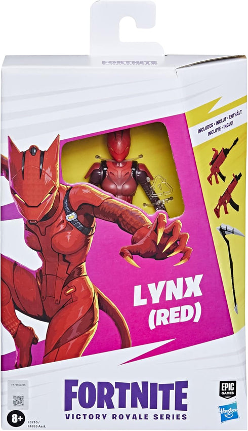 FORTNITE Victory Royale Series Lynx (Red) Collectible Action Figure with Accessories - Ages 8 and Up, 6-inch...