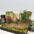 Cayway Miniature Shrubs Model Bushes Long Shrub Vegetation Groups Static Grass Tuft for DIY Model Train Landscape Railroad Scenery, Grass green...