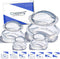 Cupping Warehouse Supreme 4 DEEP PRO 6065 Cup (4 Sizes) Cupping Therapy Sets Professional and Self Care Chinese Silicone Anti Cellulite Massage Su...