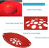 Silicone Boil Over Spill Stopper Lid - FDA Food Grade, BPA-free Instant Pot Cover Fits Openings 6" to 10" (Red)...