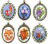 ZuoAnLF 6 Pieces Embroidery Pendant Kit for Beginner,Embroidery Stitching Necklace,Embroidery Kit for Necklace & Earrings & Hand Sewing Jewelry & ...