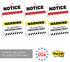 You Park Like an Idiot Sticky Note Pads / 4" x 3" Repositionable Funny Bad Parking Notifications/Two Unique Designs / 50 Sheets Per Pad Set of 6 /...