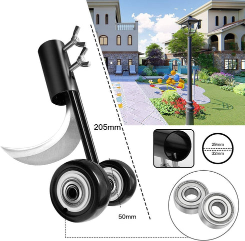 Weed Puller Tool with Wheels, Stand Up Weeding Tools for Garden Patio Backyard Lawn Sidewalk Driveways Weeds...