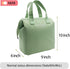 Mziart Insulated Lunch Bag Simple Bento Cooler Bag Lunch Tote Bag for Lunch Box for Women Men Adult Picnic Working Hiking Beach (Light Green)...