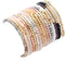 17Pcs Boho Beaded Bracelets for Women Colorful Stackable Sparkly Crystal Beads Bracelets Multi-Layer Versatile Statement Bracelets Stretch Cuff Je...