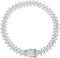 Dog Chain Diamond Cuban Collars Dog Training with Design Secure Buckle, Pet Crystal Necklace Accessories for Small Medium Large Dogs Cats...