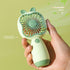 JIAN HAO Portable Handheld Fan with USB Charging, Pink, Small Electric Fan for Home Office Use (White)...
