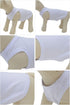 2018 Pet Clothes Dog Clothing Blank T-shirt Tanks Top Vests for Small Middle Large Size Dogs 100% Cotton Dog Summer Vest Classic (XL, White)...