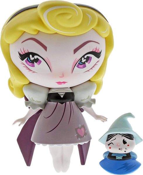 Enesco The The World of Miss Mindy Sleeping Beauty Aurora and Mini Merriweather Vinyl Figurine, 7 Inch, Multicolor...