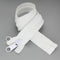 Leekayer 1PCS #10 96 Inch Heavy Duty Zipper for Sewing Separating Large Plastic Zippers White Tape with Double Pull Tab Slider, Sleeping Bag, Boat...